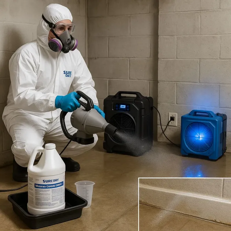 Sanitization and Odor Removal process in Newtown Grant, PA