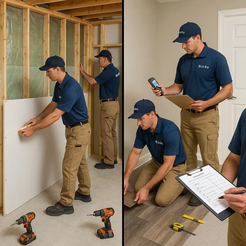 Repairs and Reconstruction process in Newtown Grant, PA